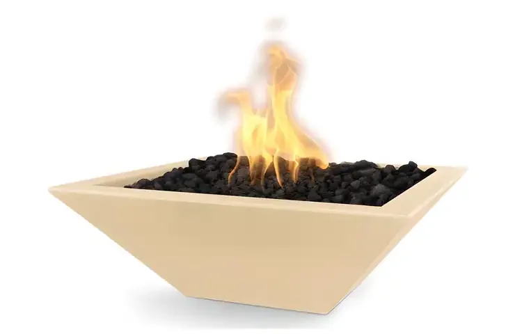 Square Maya Fire Bowl - GRFC - Vanilla