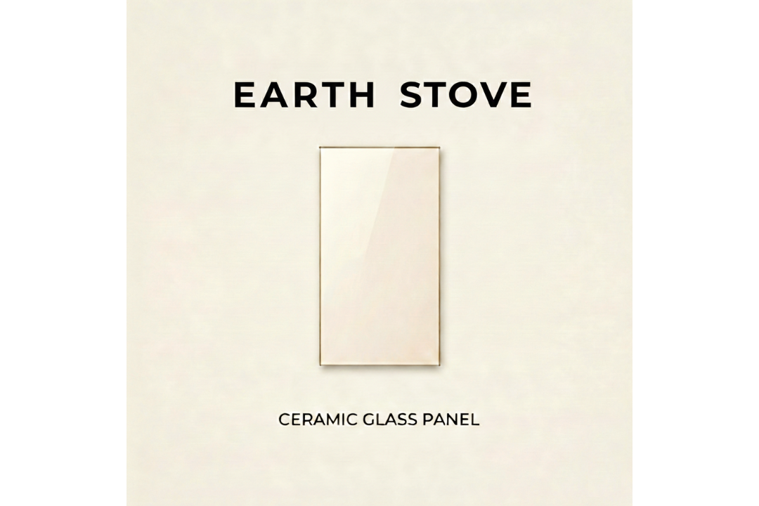 Earth Stove BV450C Side Ceramic Glass Panel – 4" x 8 3/4"
