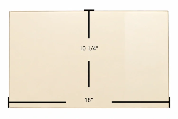 Jotul #20 Insert Replacement Ceramic Glass Panels – 18" x 10 1/4"