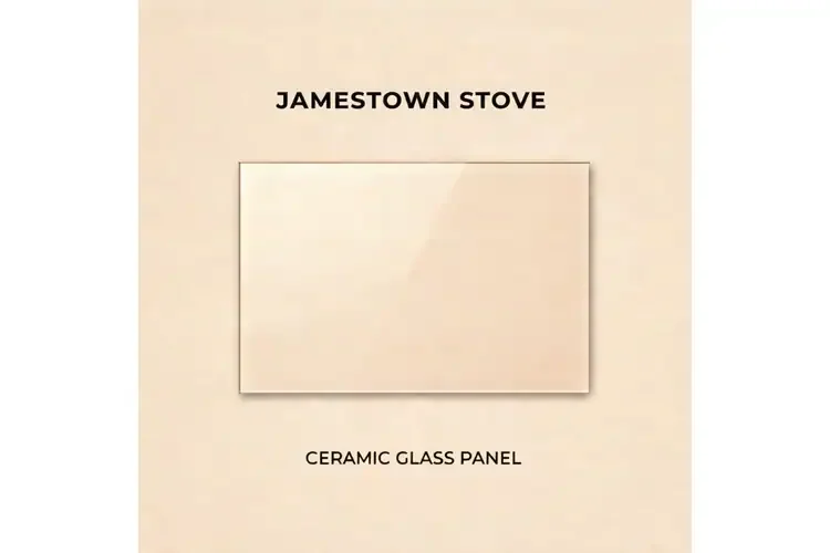 Jamestown J2000 Center Ceramic Glass Panel – 11" x 8 7/8"