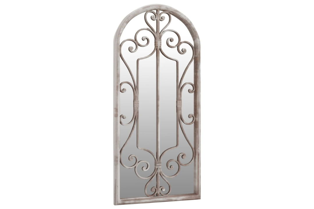 Tough Rustic Outdoor Only Garden Mirror 100 x 45 cm in Sand