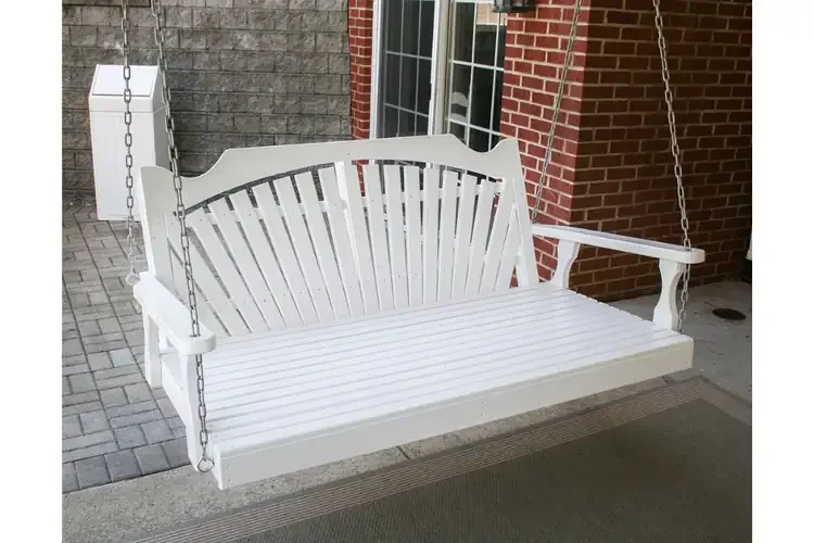 Durable Treated Pine Fanback Swingbed