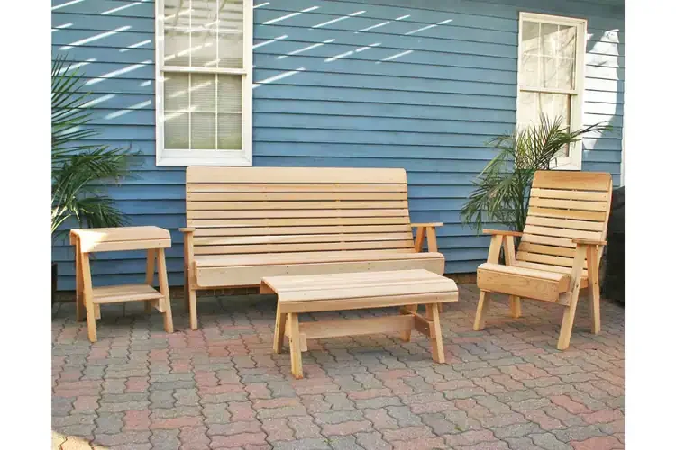 Cedar Twin Ponds Furniture - A Collection of High Back Patio Furniture