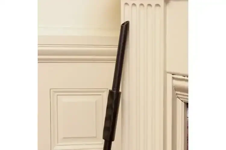 Wrought Iron Aerator Poker in All Black with a Classic Black Powder Coated Finish