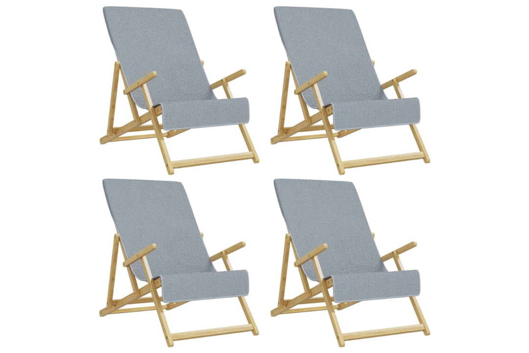Beach Towels 4 pcs – 60 x 135 cm in Gray