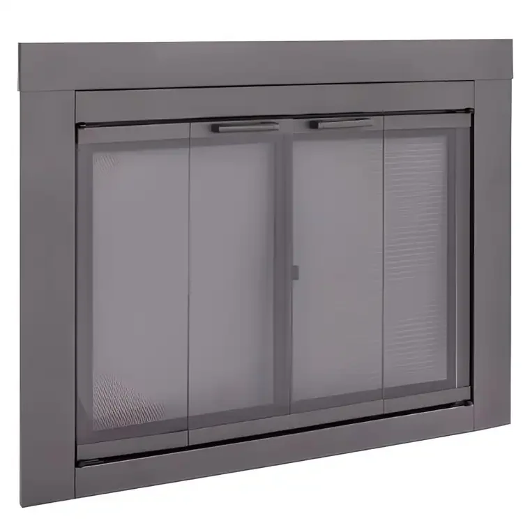 Armitage Fireplace Glass Door Side View