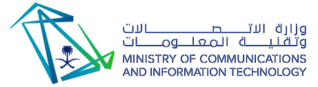 The logo of the Saudi Ministry of Communication