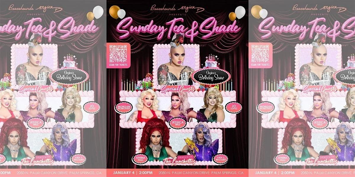 Sunday Tea N' Shade with ONGINA and the Lunchettes