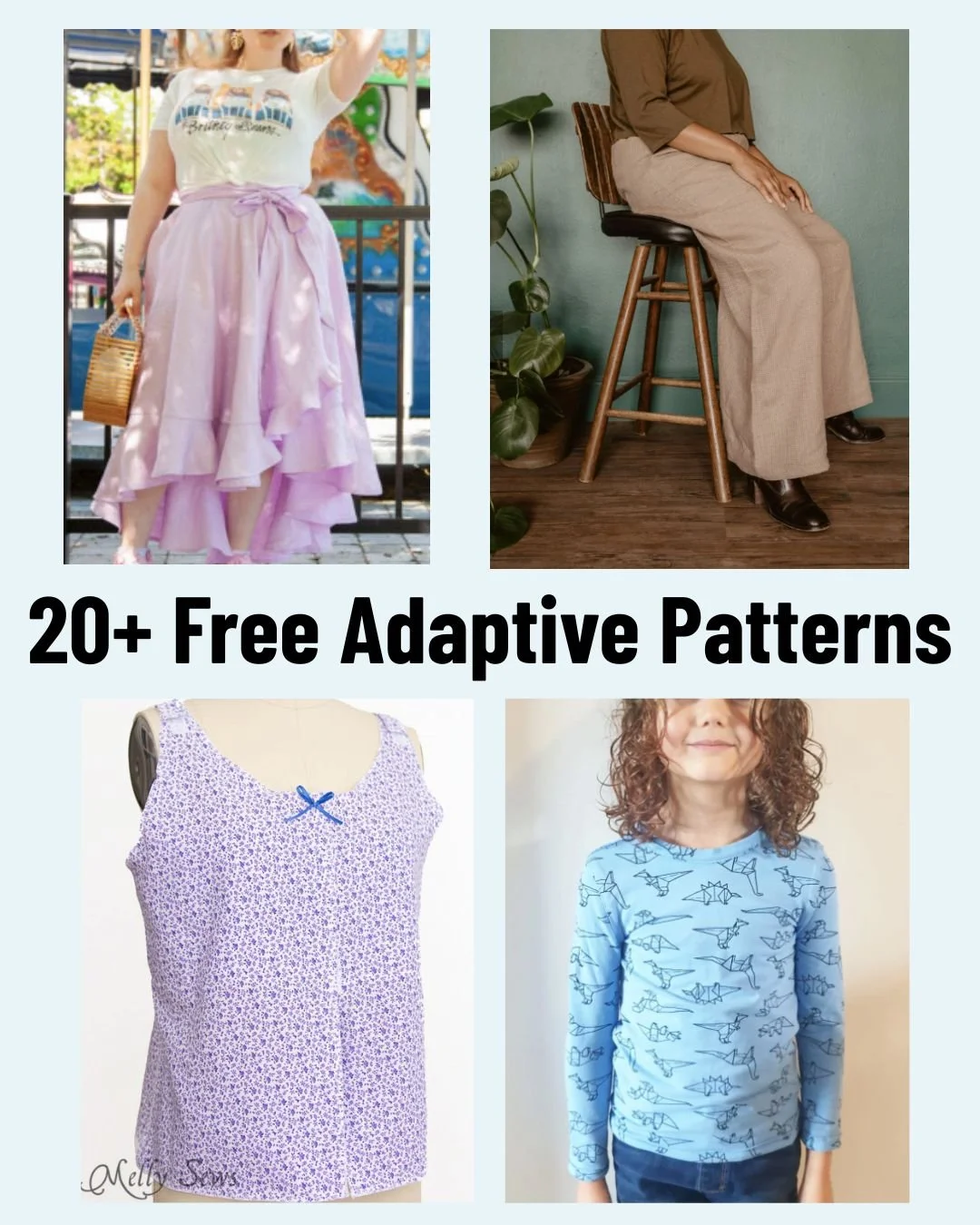 Inspired by Sewing Bee: Free Adaptive Sewing Patterns &amp; Resources