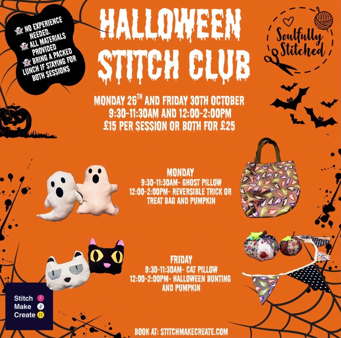 Kid's Halloween Stitch Club