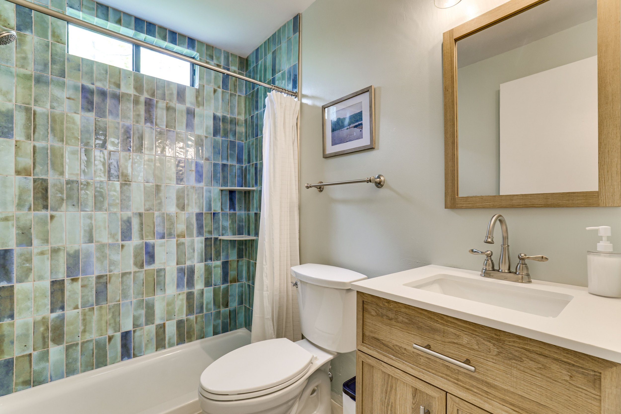 New walk in shower