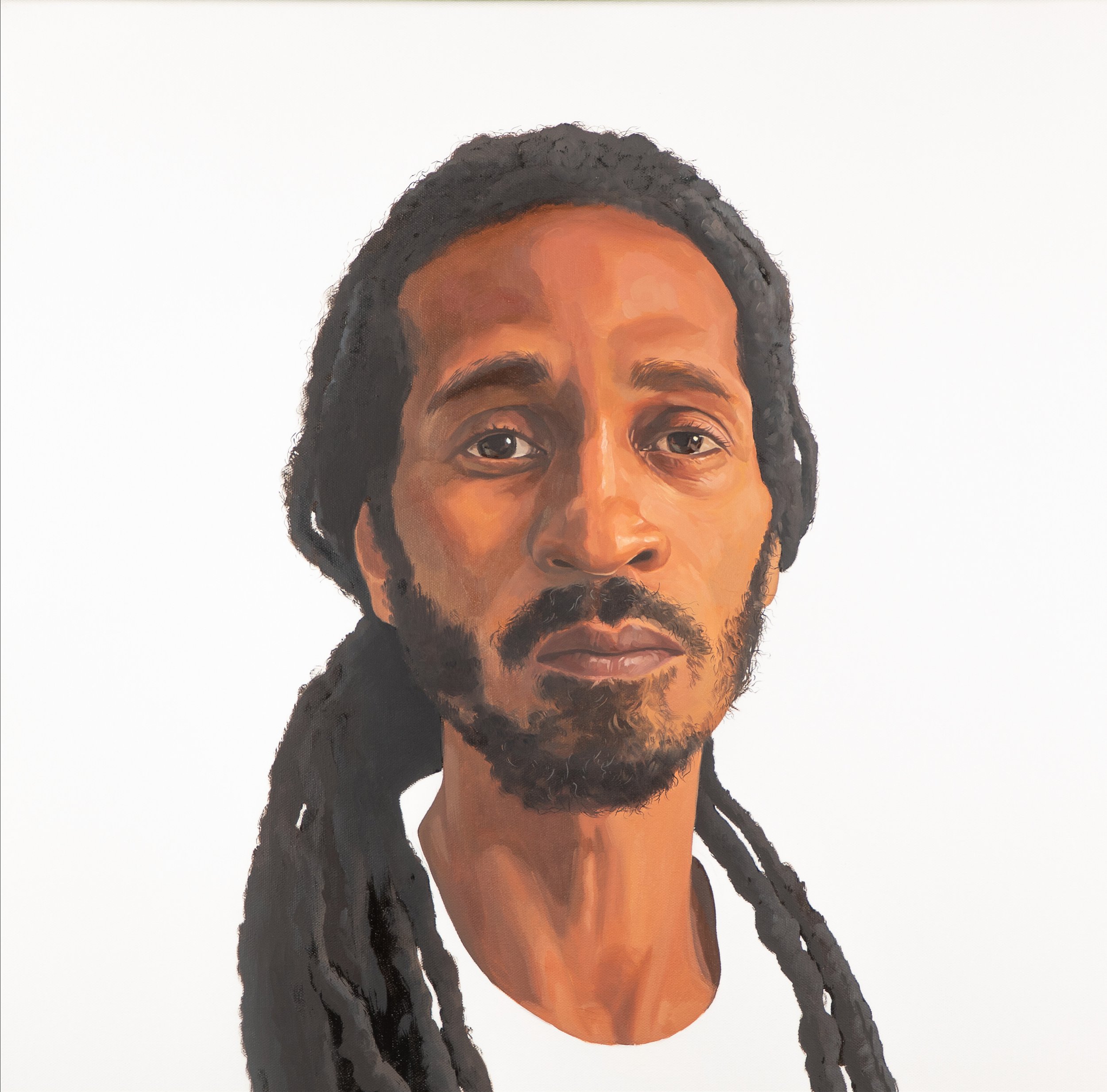 How Important Is Race to Your Identity?, 2024, Oil on canvas, 24x24 in