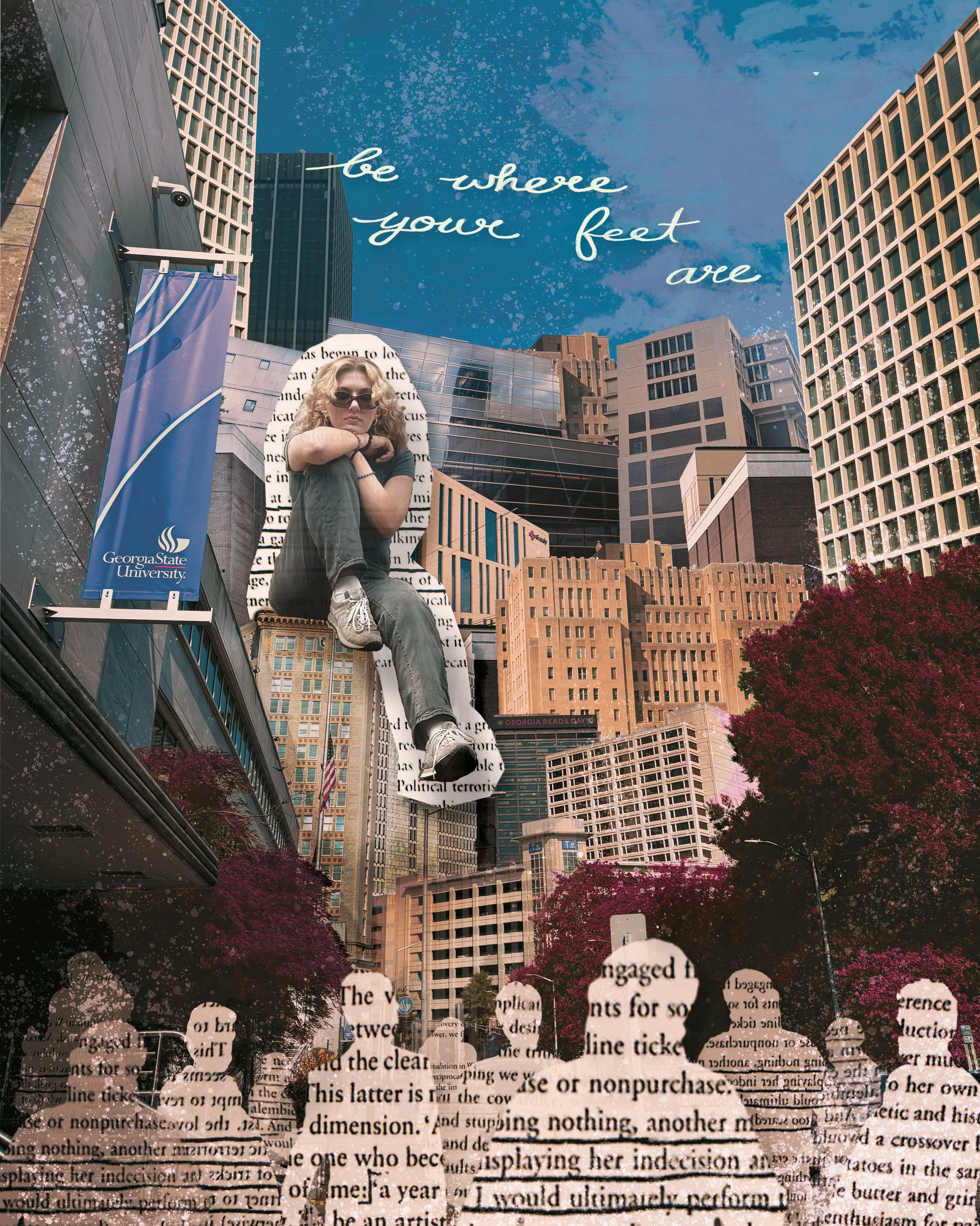 Digital Foundation: 2D Digital Collage Poster