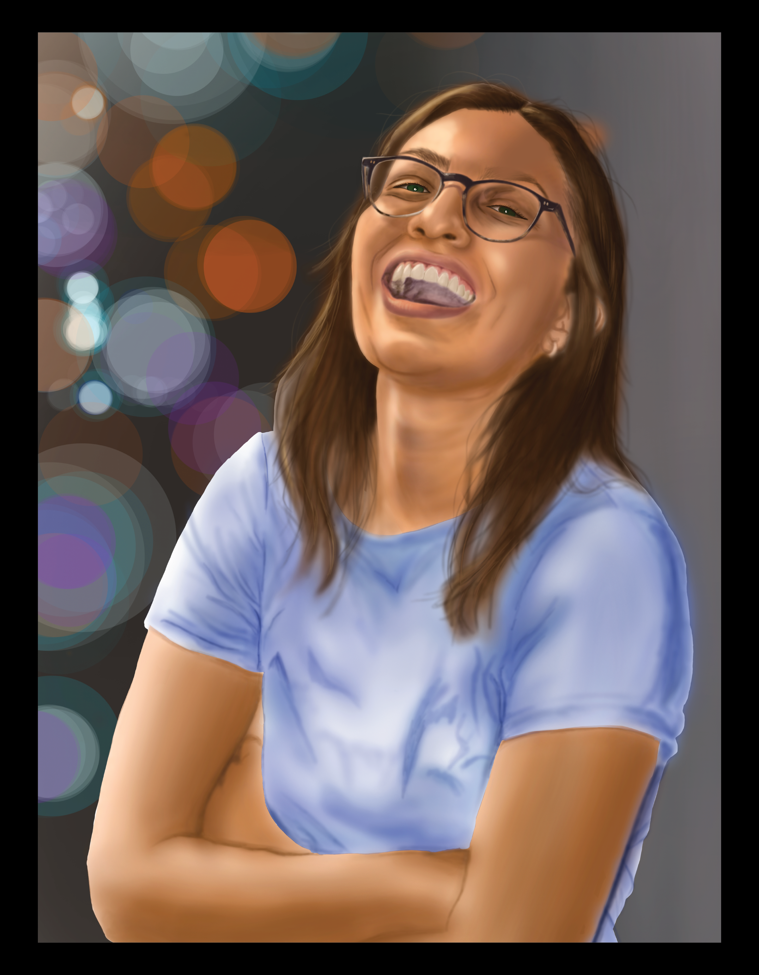 Digital Painting: Self-Portrait