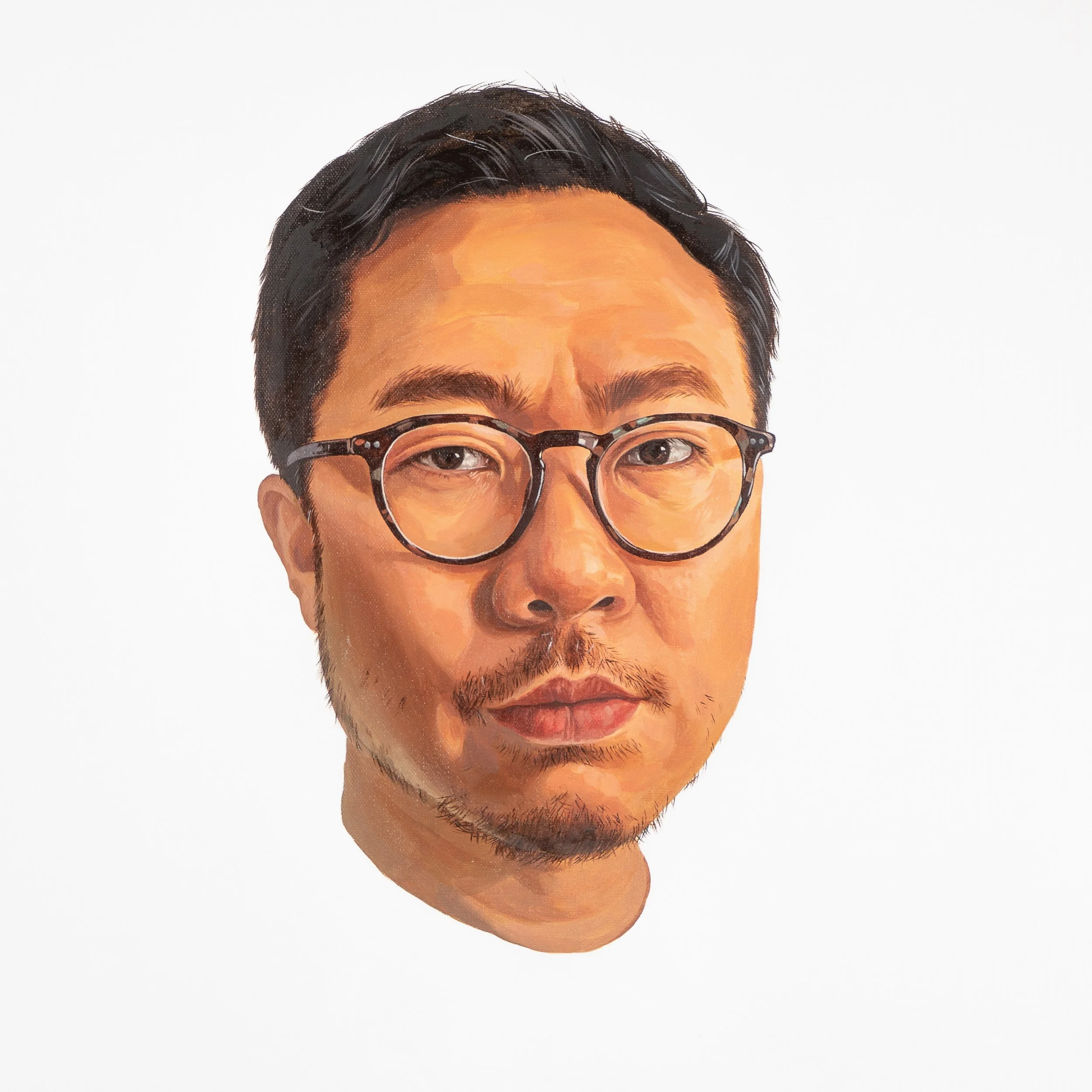 How Important Is Race to Your Identity?, 2023, Oil on Canvas, 24x24 in