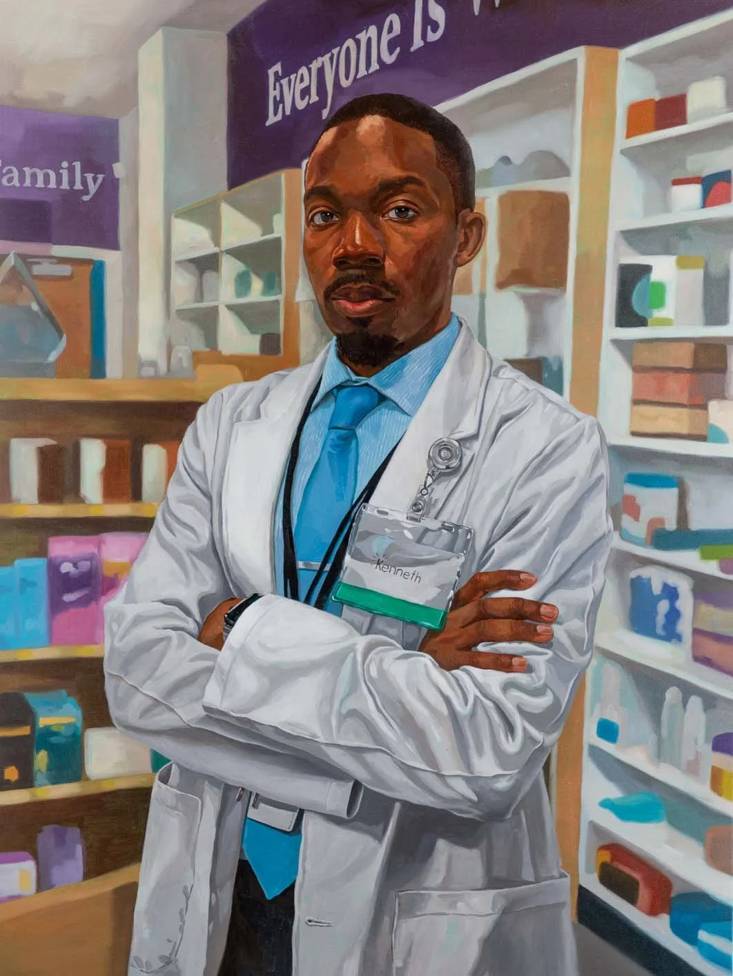 Delmar Blvd #1, 2023, Oil on Canvas, 30x40 in