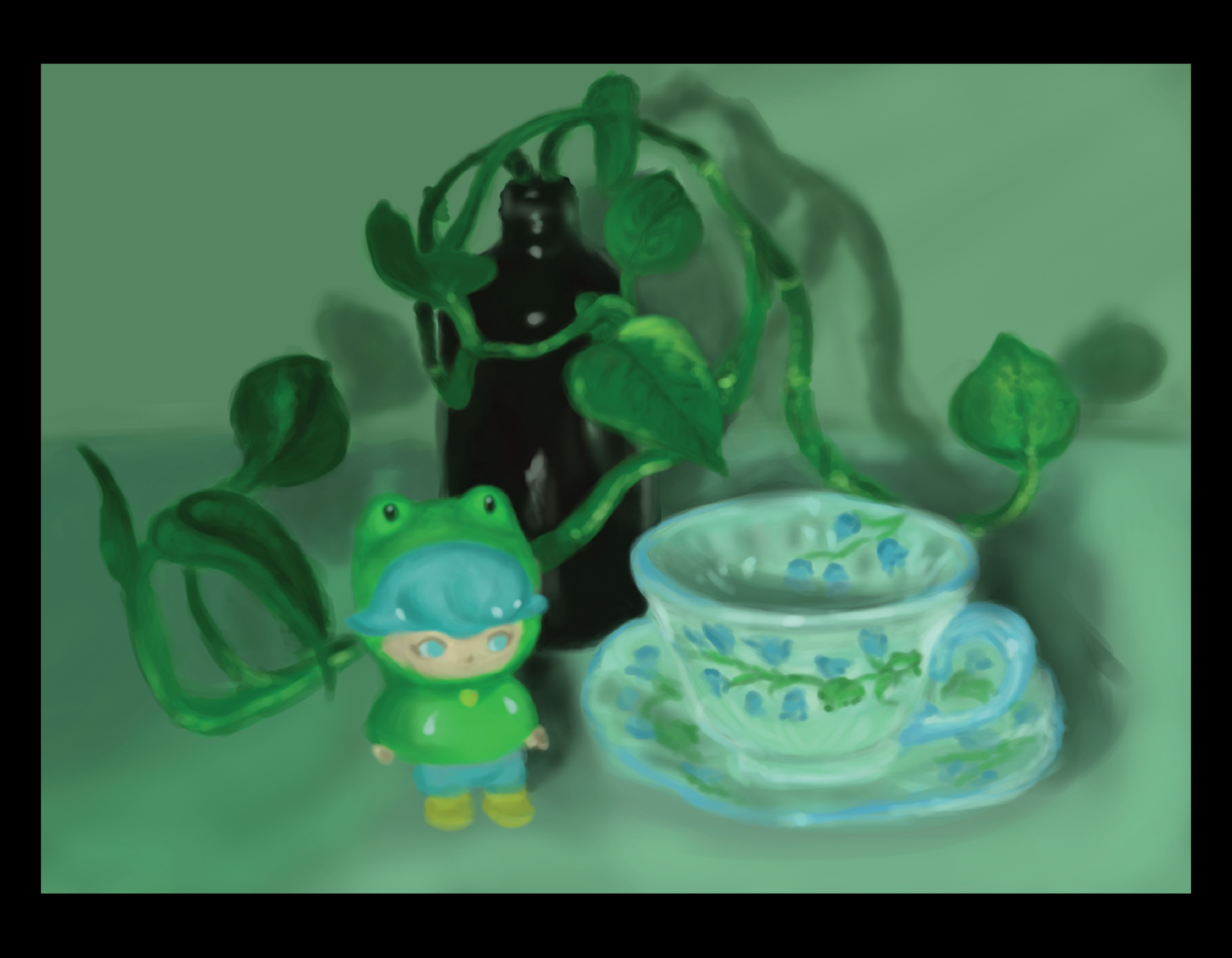 Digital Painting: Still-Life (Three Objects) 