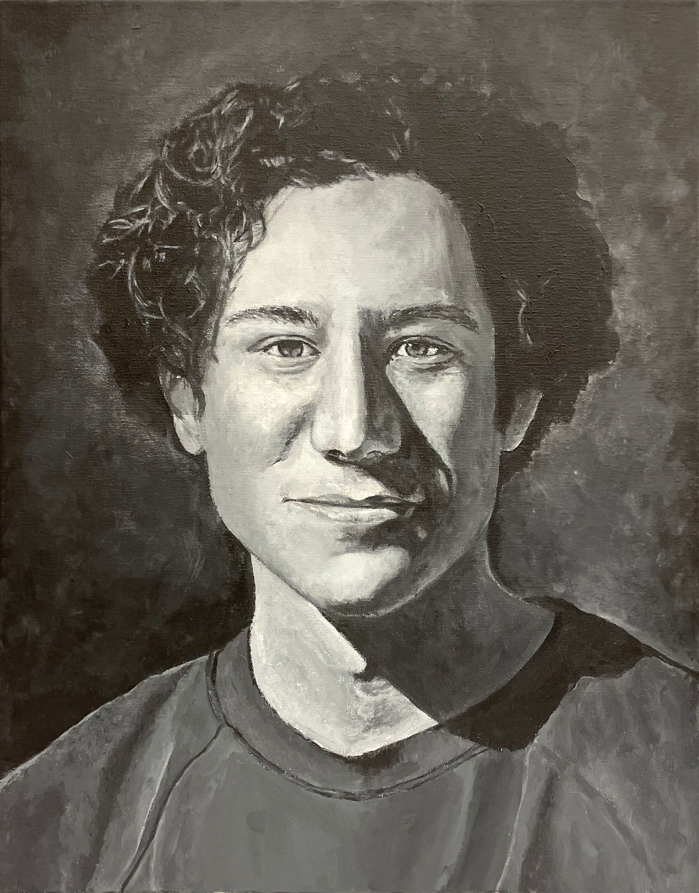 Black & White Self-Portrait 