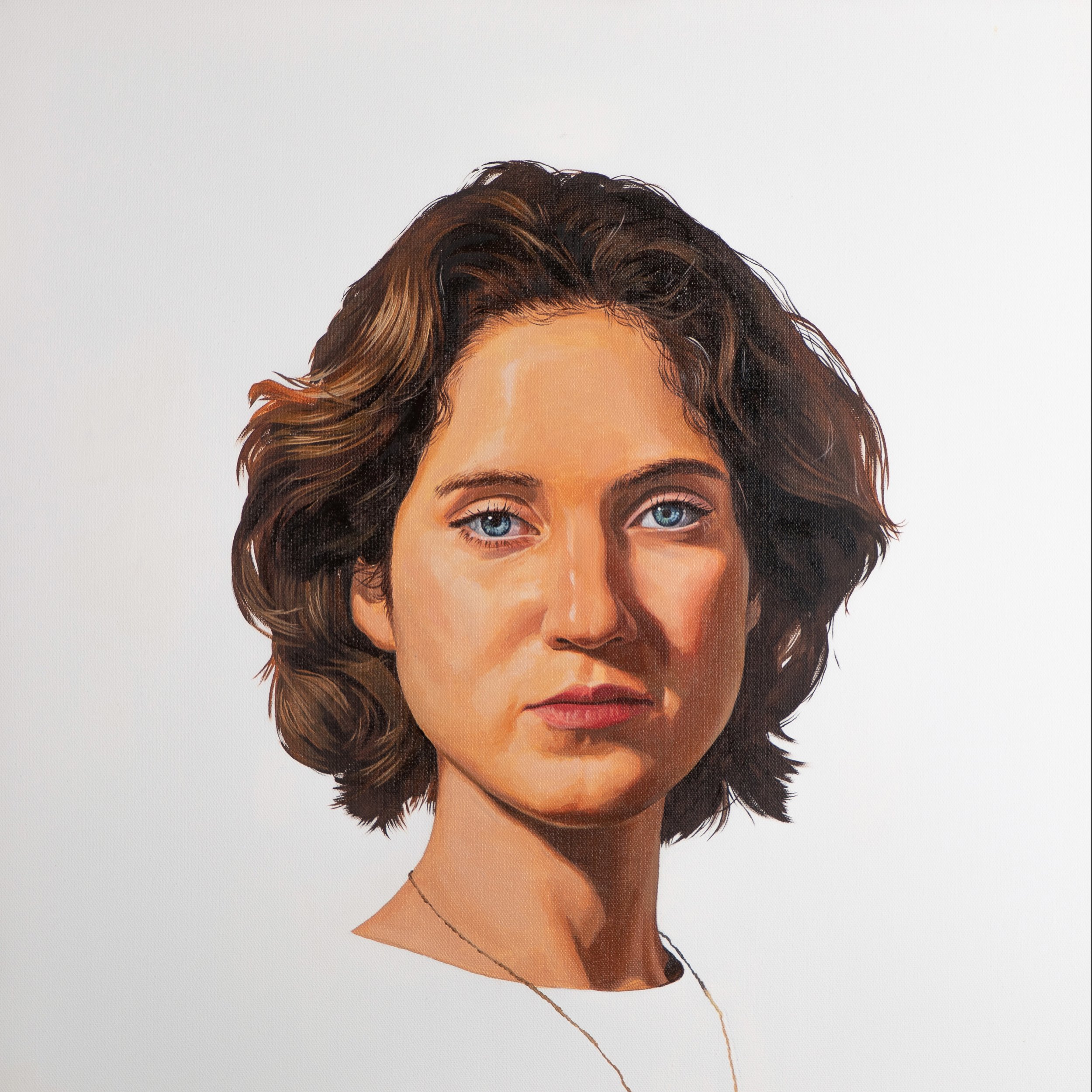 How Important Is Race to Your Identity?, 2022, Oil on Canvas, 24x24 in