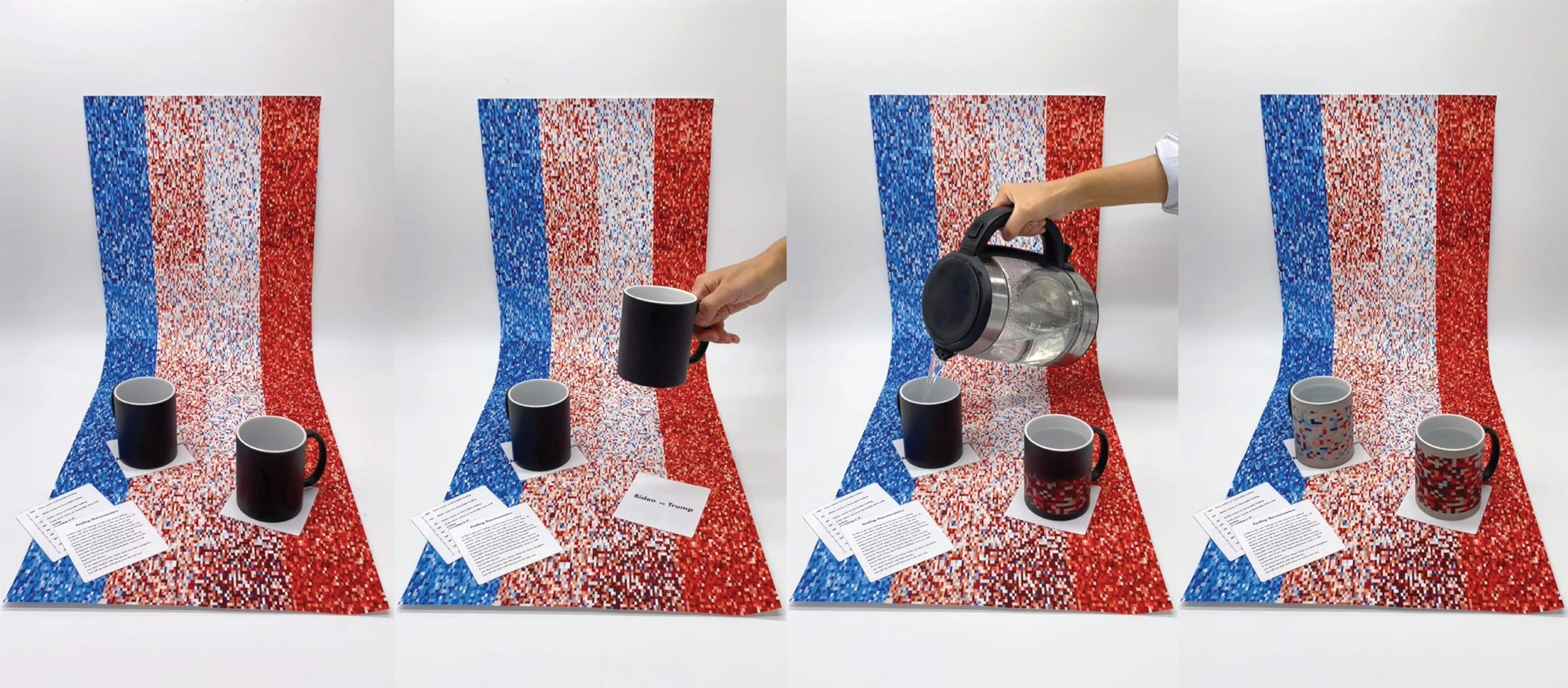 Feeling Thermometers in 2020, 2022, Printing on Matte Paper and Color-Changing Mug