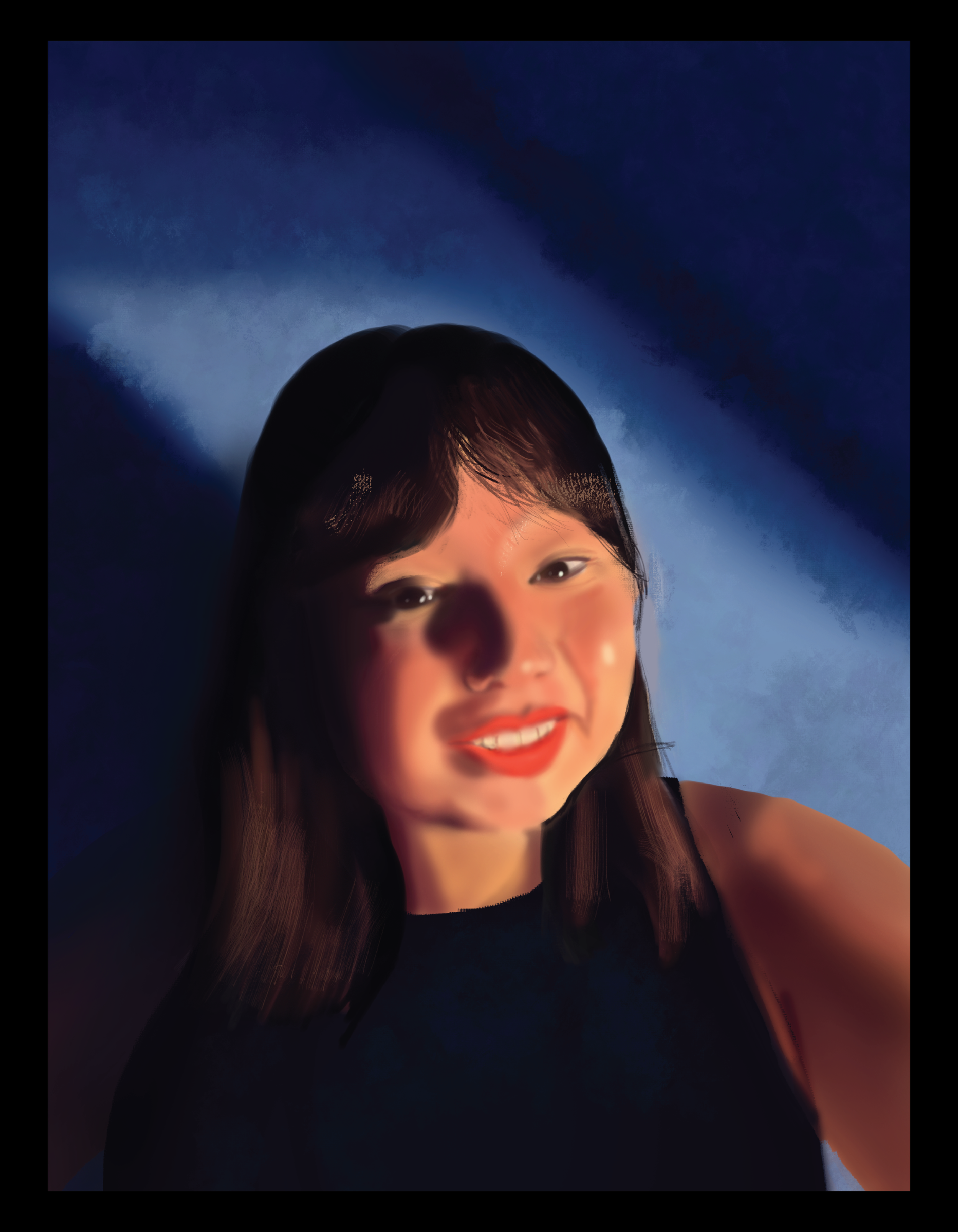 Digital Painting: Self-Portrait