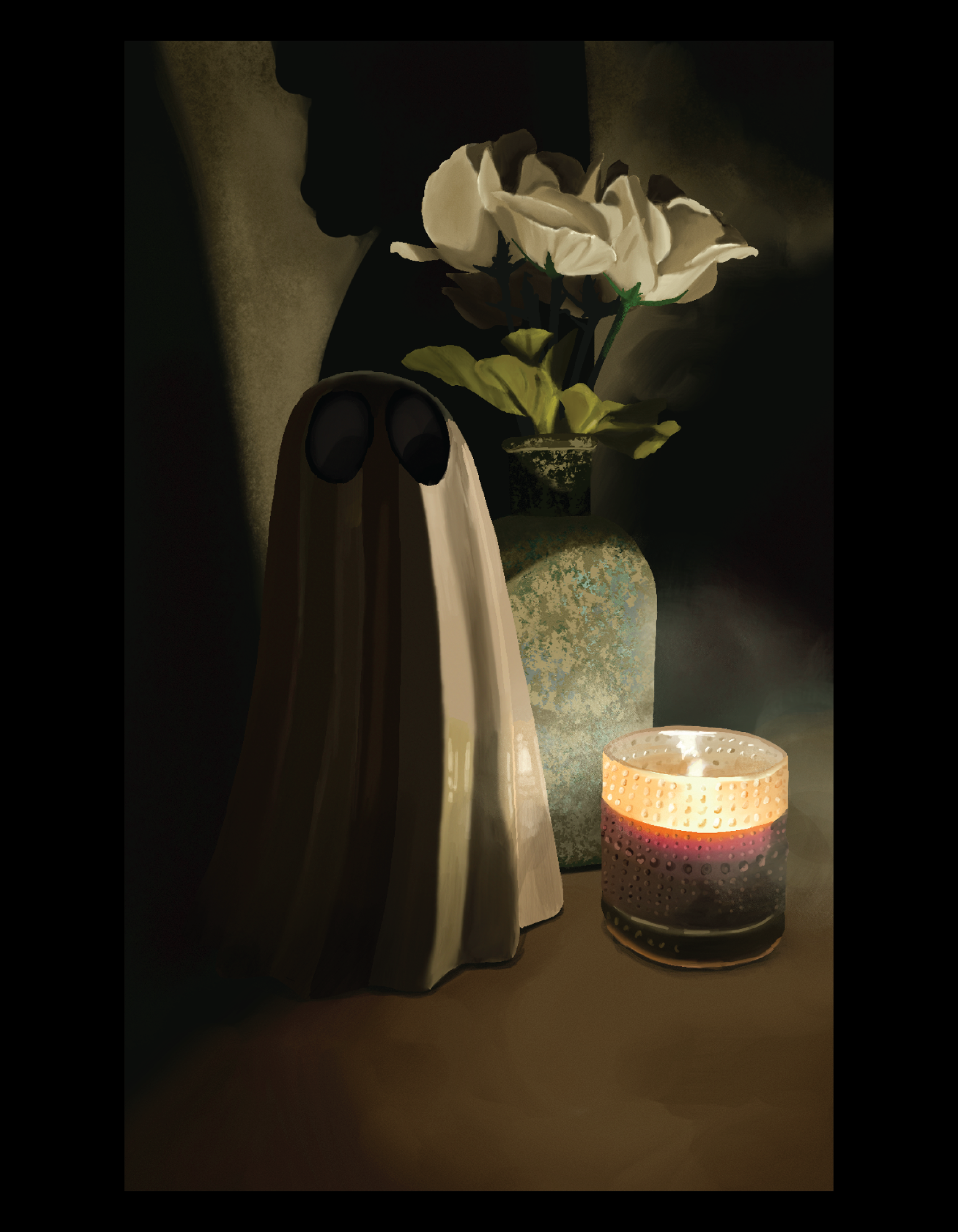 Digital Painting: Still-Life (Three Objects) 