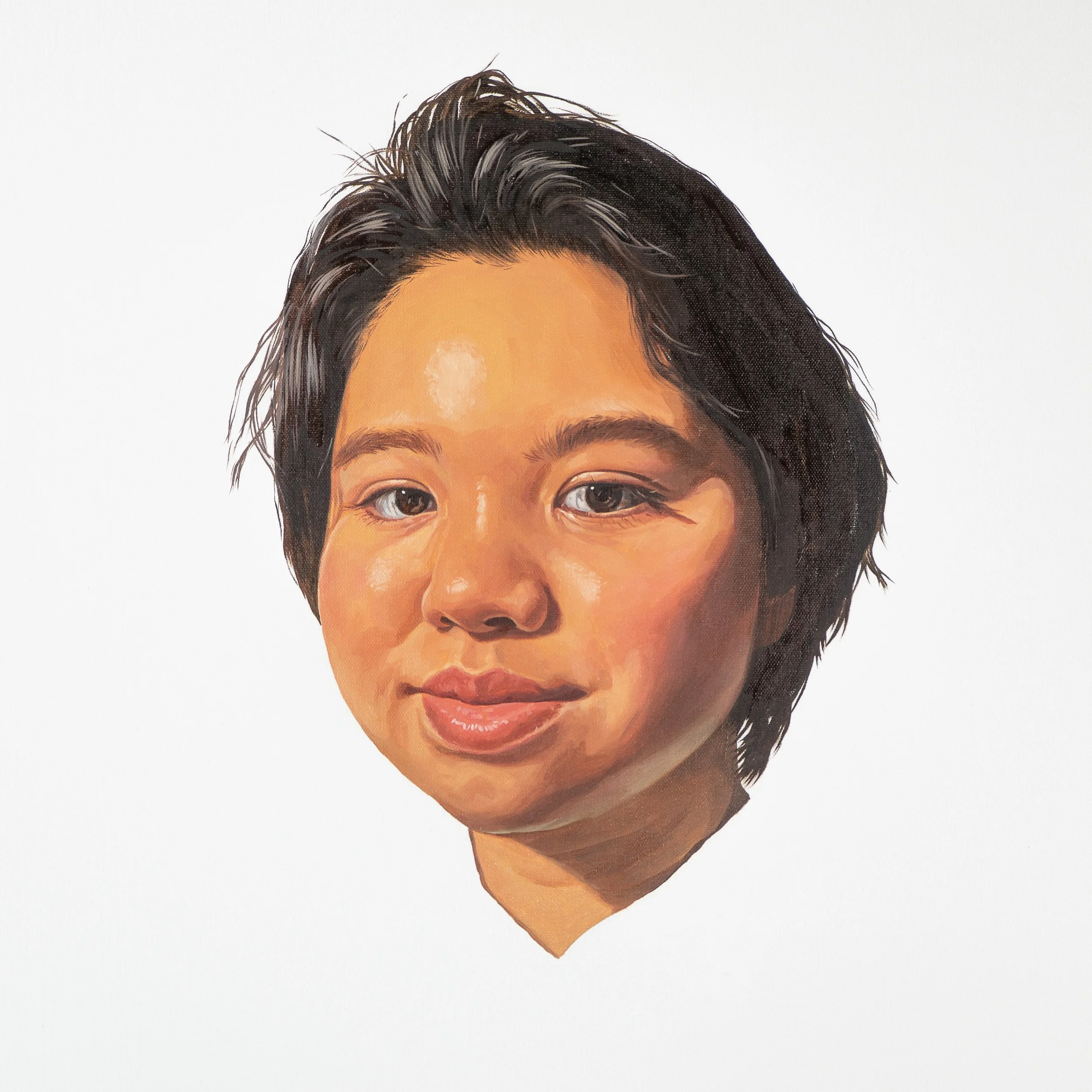 How Important Is Race to Your Identity?, 2023, Oil on Canvas, 24x24 in