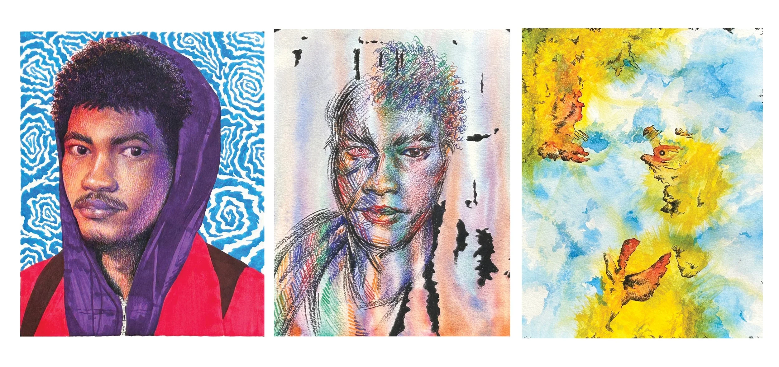 Three-Degree Self-Portrait (Representational / Abstract / Non-Objective)