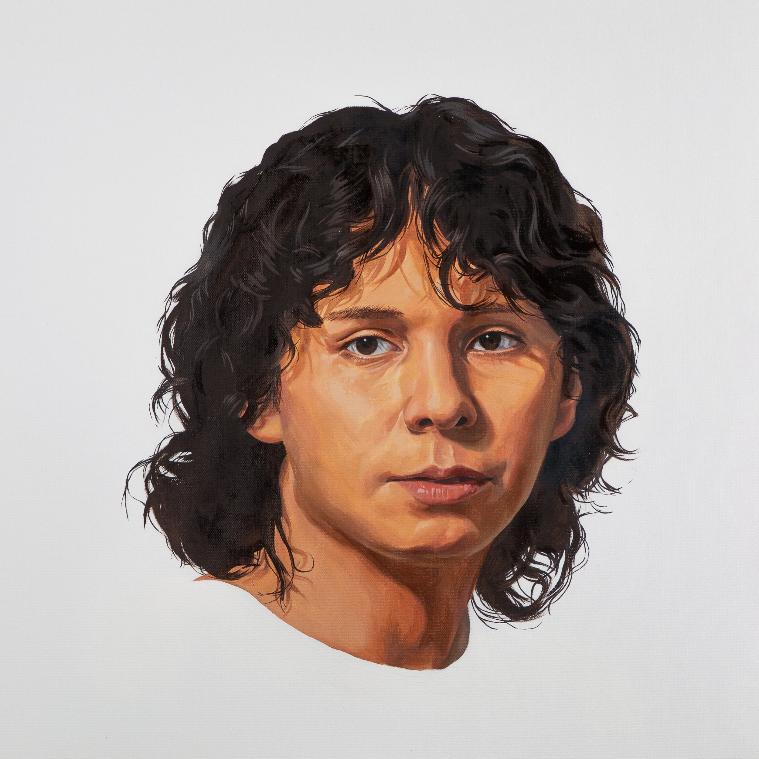 How Important Is Race to Your Identity?, 2022, Oil on Canvas, 24x24 in