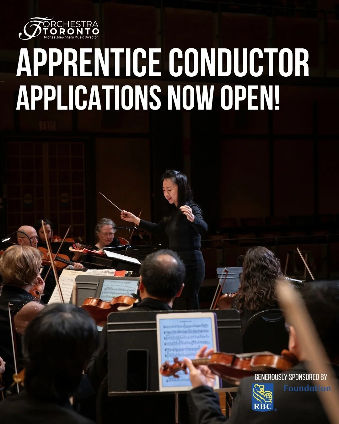 Orchestra Toronto is thrilled to announce that applications for our 2025-26 Apprentice Conductor Program are NOW OPEN. As part of our Education and Outreach programs, we provide a unique opportunity for five talented and dynamic apprentice conductors