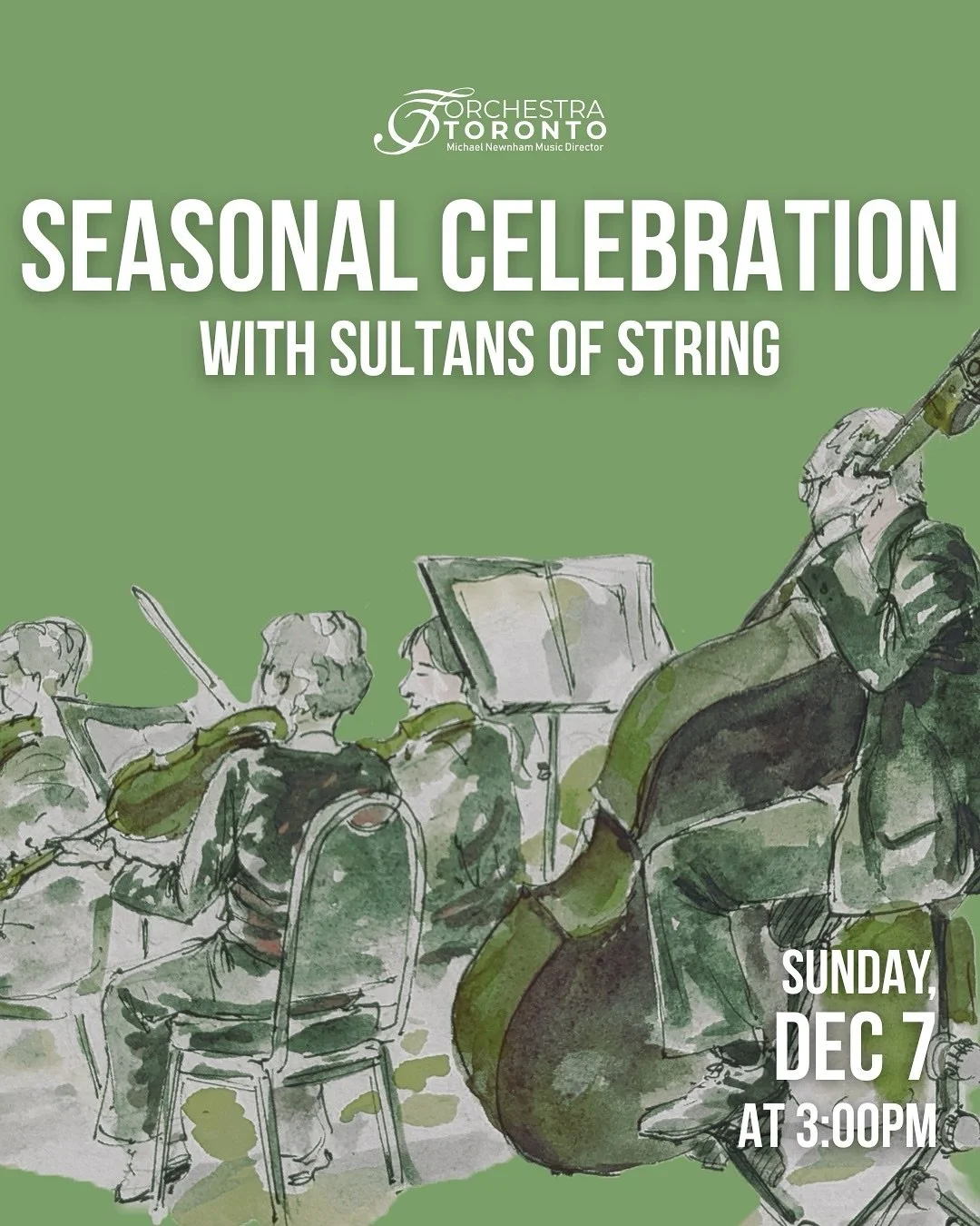 Celebrate the season with Orchestra Toronto, featuring award-winning ensemble Sultans of String as they bring their globally inspired Christmas Caravan to the stage! 

This concert features a dynamic mix of seasonal favourites, reimagined through a w