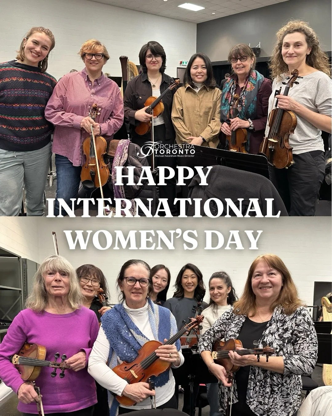 Happy International Women&rsquo;s Day! Did you know that OT is a largely female-run organization? With women making up: 

46% of our musicians 
56% of our principal players 
60% of our staff 
80% of our board 
80% of our musicians committee

A HUGE t