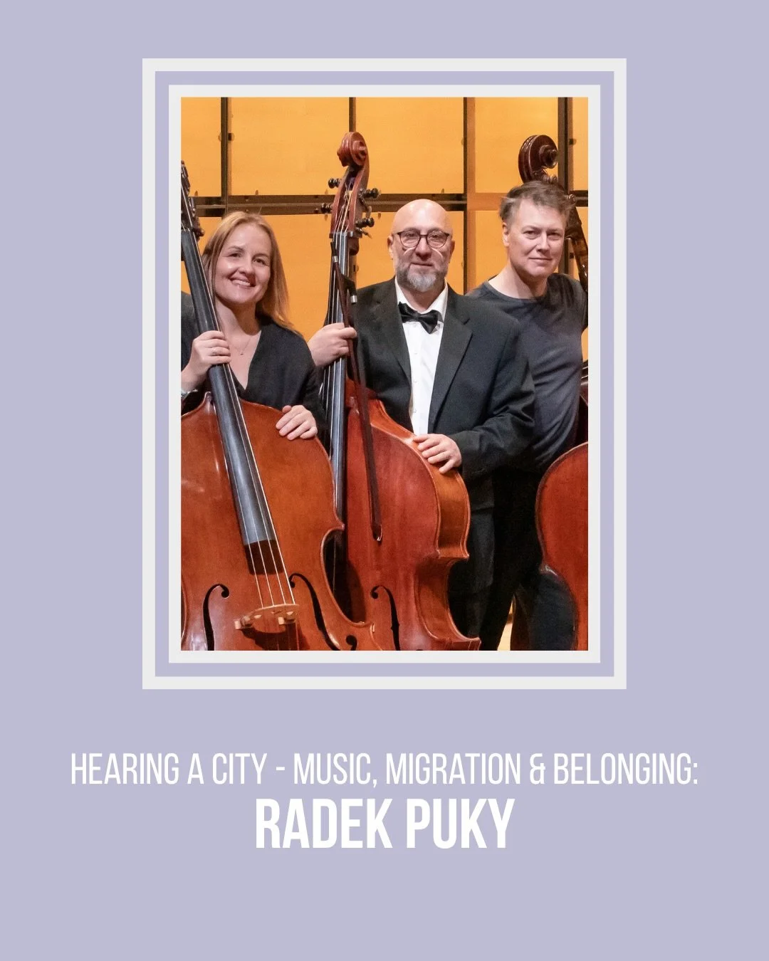 Welcome back to &rsquo;Hearing a City: Music, Migration &amp; Belonging&rsquo;, where we share the stories of OT musicians and the journeys that brought them here. Today&rsquo;s featured musician is Radek, who plays bass with OT!

In 1928, George Ger