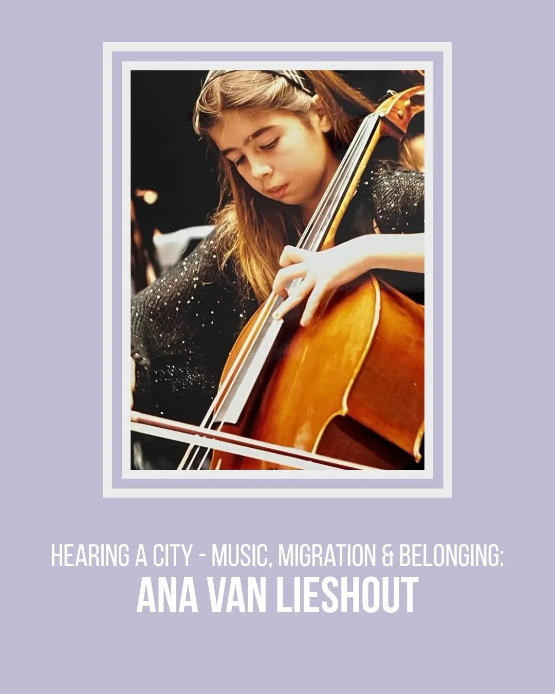 Welcome back to our latest series: Hearing a City: Music, Migration &amp; Belonging, where we share the stories of OT musicians and the journeys that brought them here. Today&rsquo;s featured musician is Ana, one of our talented cellists!

In 1928, G