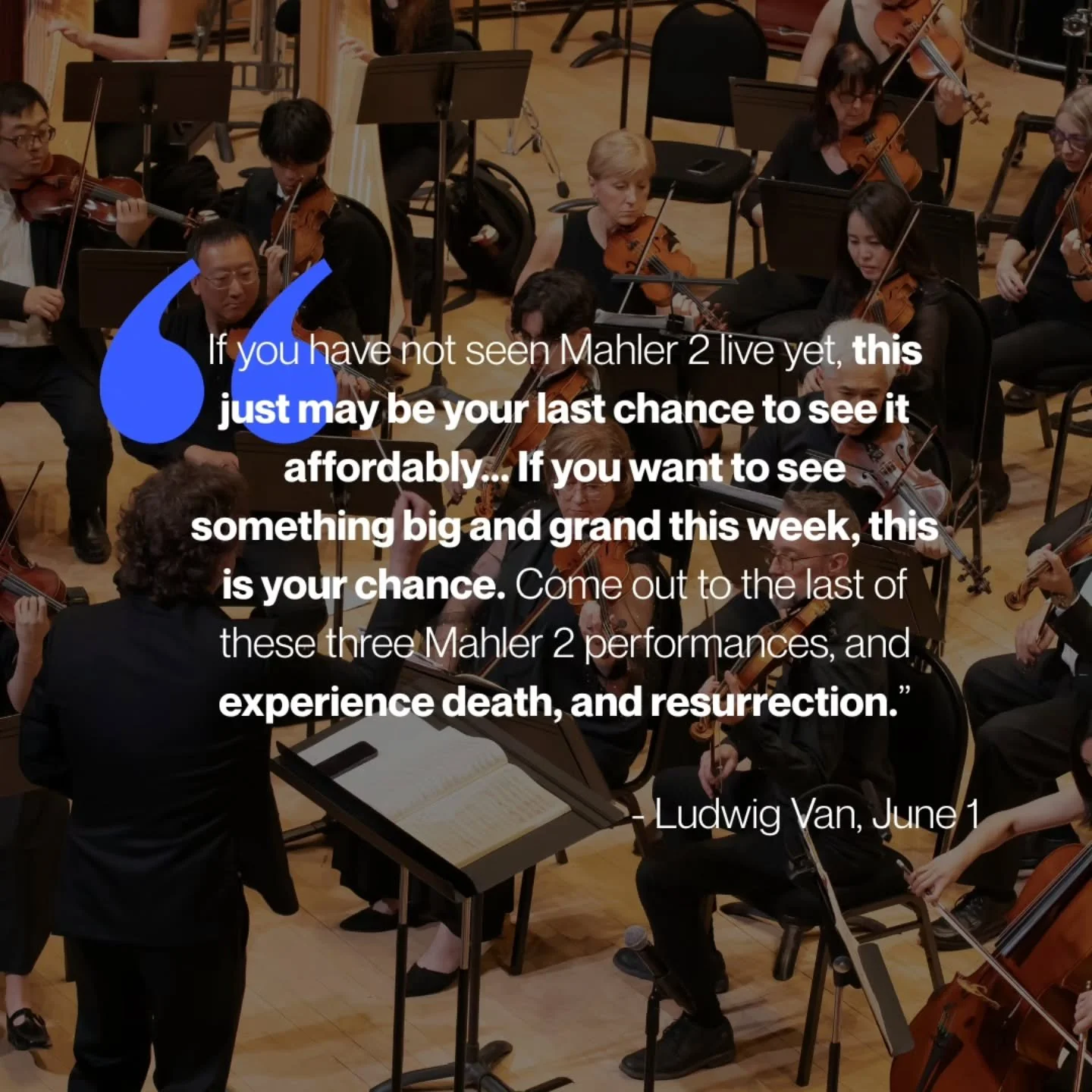 Tickets are selling out for our season finale this Saturday, June 6 at 7:30PM at the George Weston Recital Hall - purchase tickets on&nbsp;orchestratoronto.ca&nbsp;or at the link in our stories!