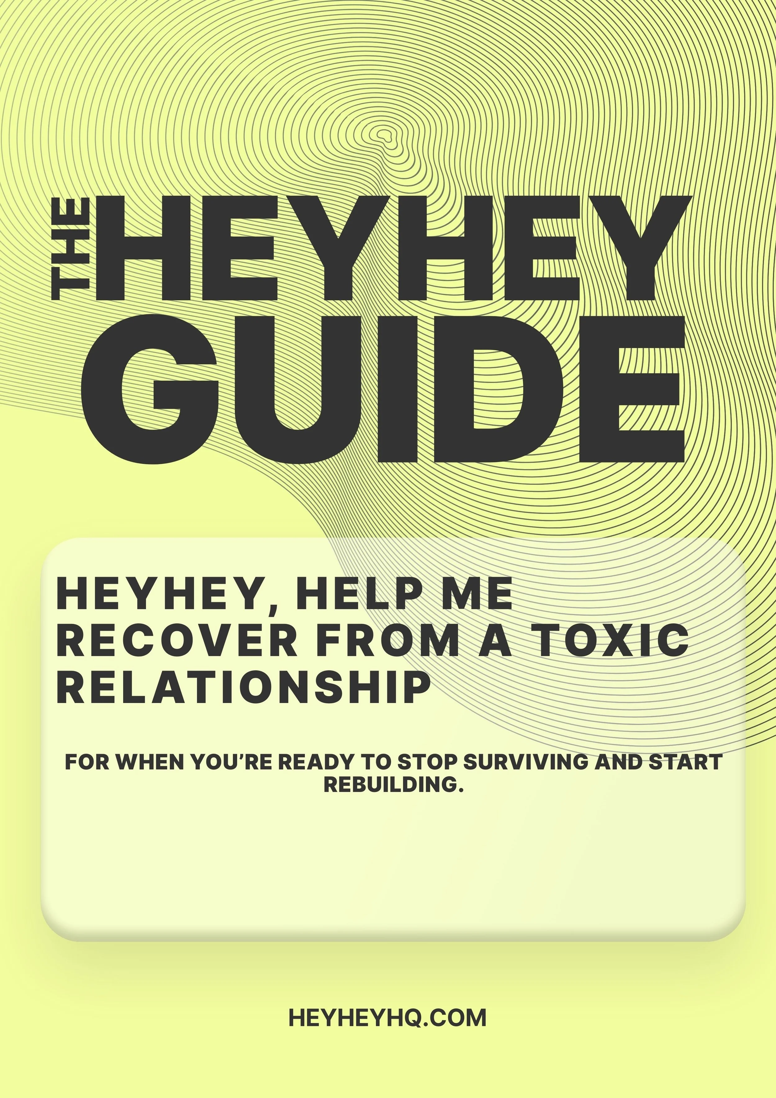 Recover From a Toxic Relationship