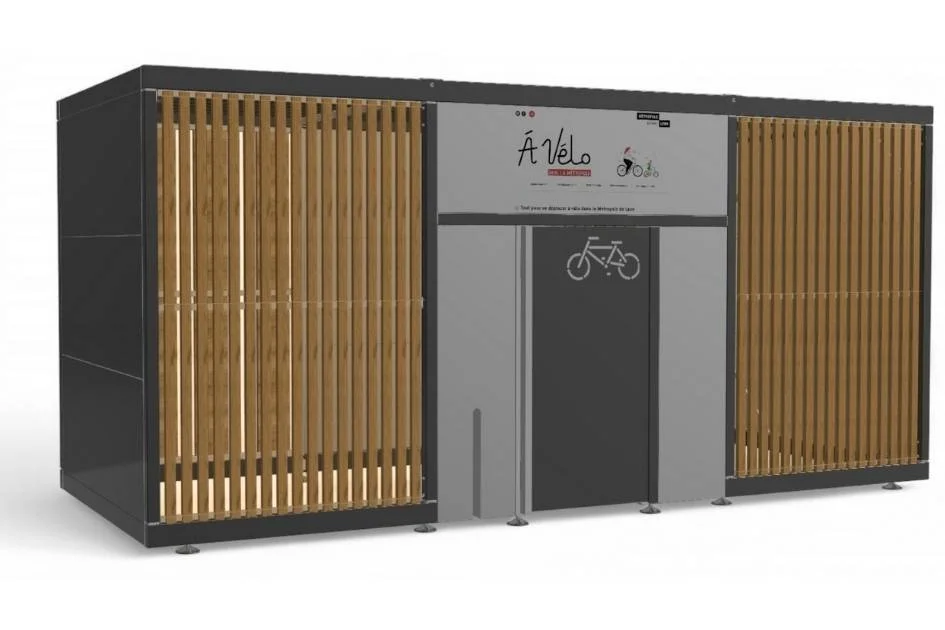 Abri fermé pour vélo sécurisé