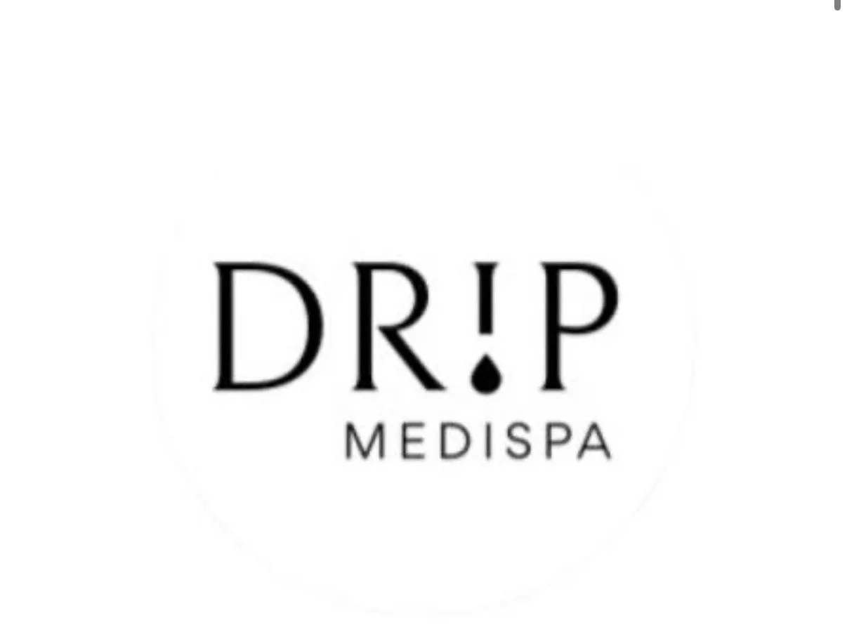 Logo for DRIP Medispa with black text on a white background.