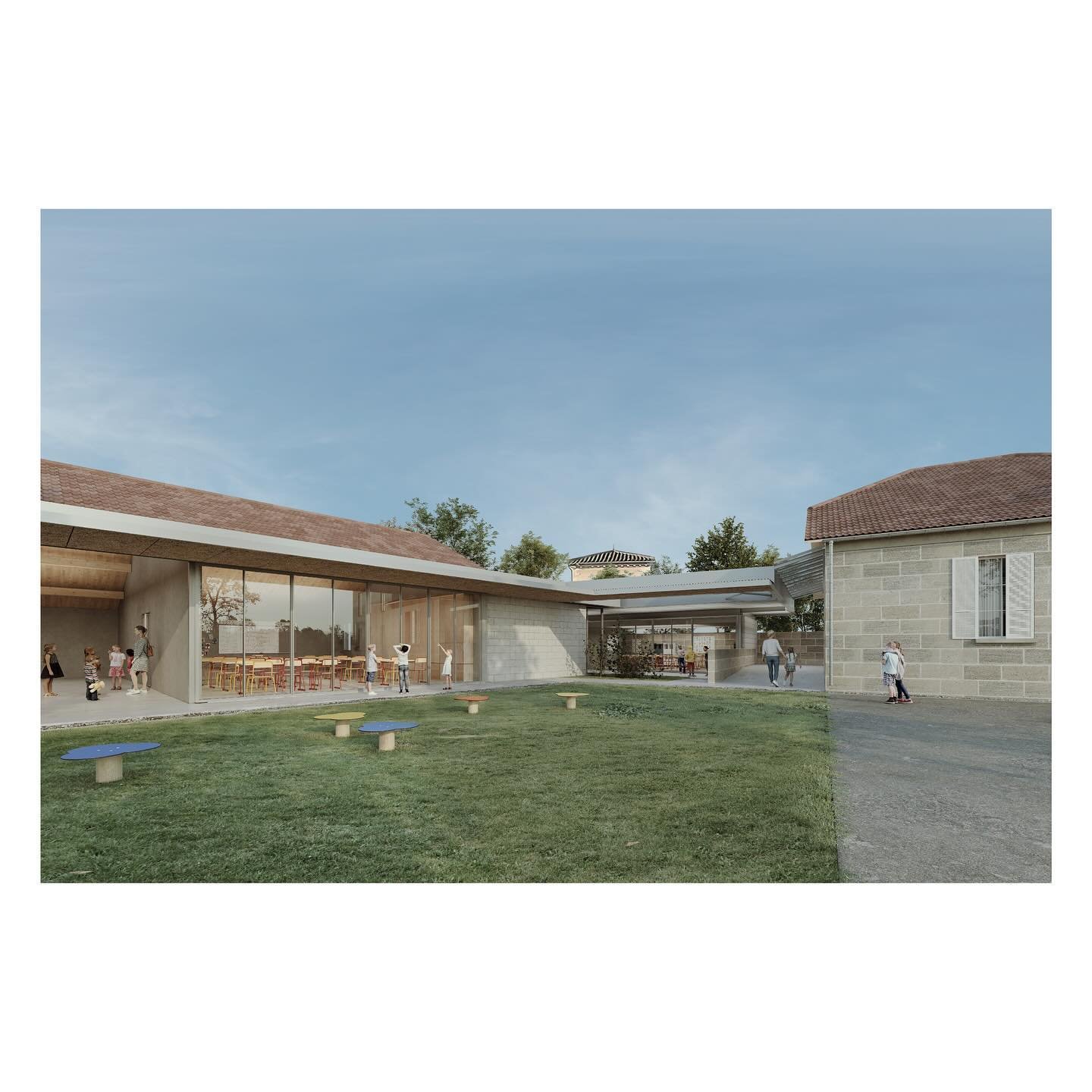 Restructuration compl&egrave;te du Groupe Scolaire, ses logements et am&eacute;nagement de ses abords.

Localisation : Civrac-de-Blaye, 33
Ma&icirc;tre d&rsquo;Ouvrage : Mairie de Civrac-de-Blaye
Calendrier : Livraison 2025
Ma&icirc;trise d&rsquo;Oeu