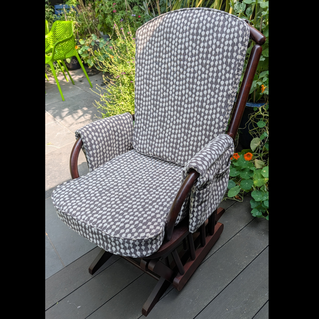 Dutailier Glider rocking chair cushion and remote holder replacement