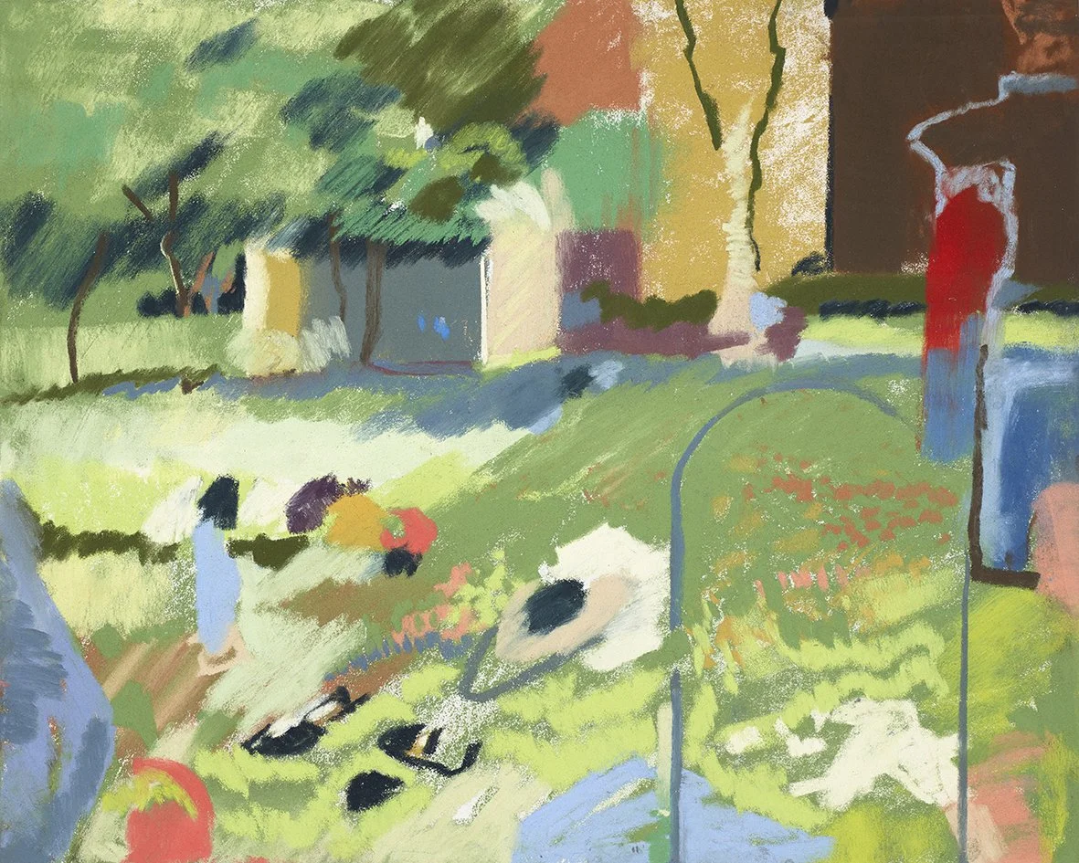 'Paddington Gardens', pastel on paper, 30 x 24cm | in private collection