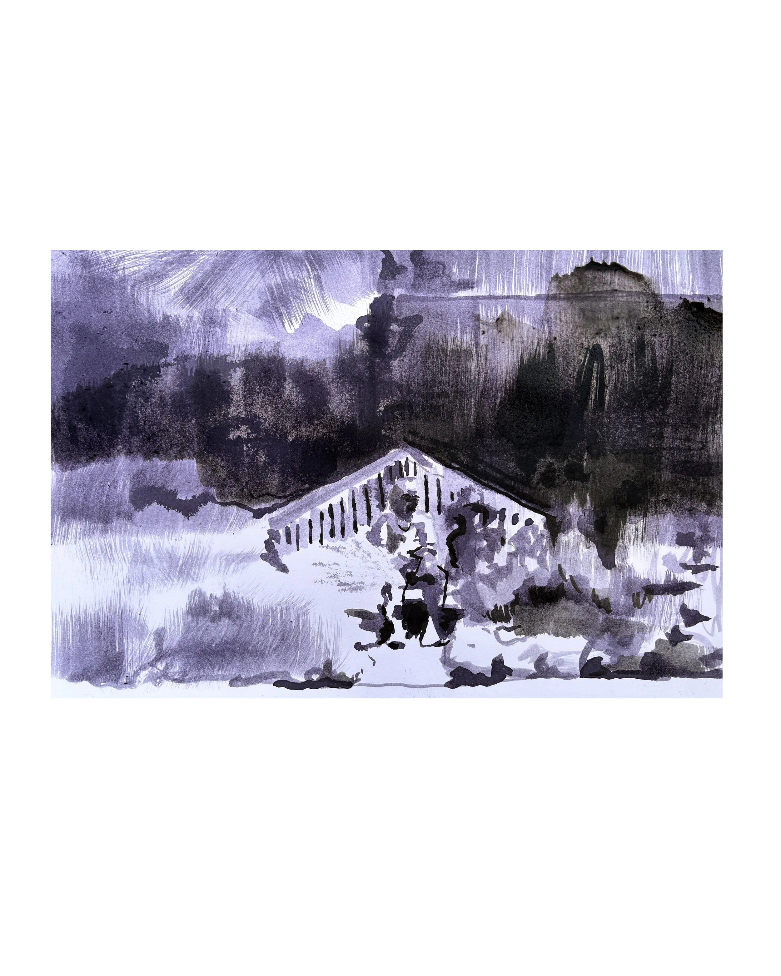 St John's Park 02, Summer 2025, Ink on paper