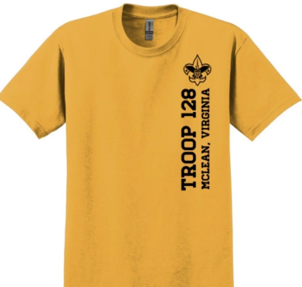 Class B Performance Wicking T-Shirt (Boys Troop)