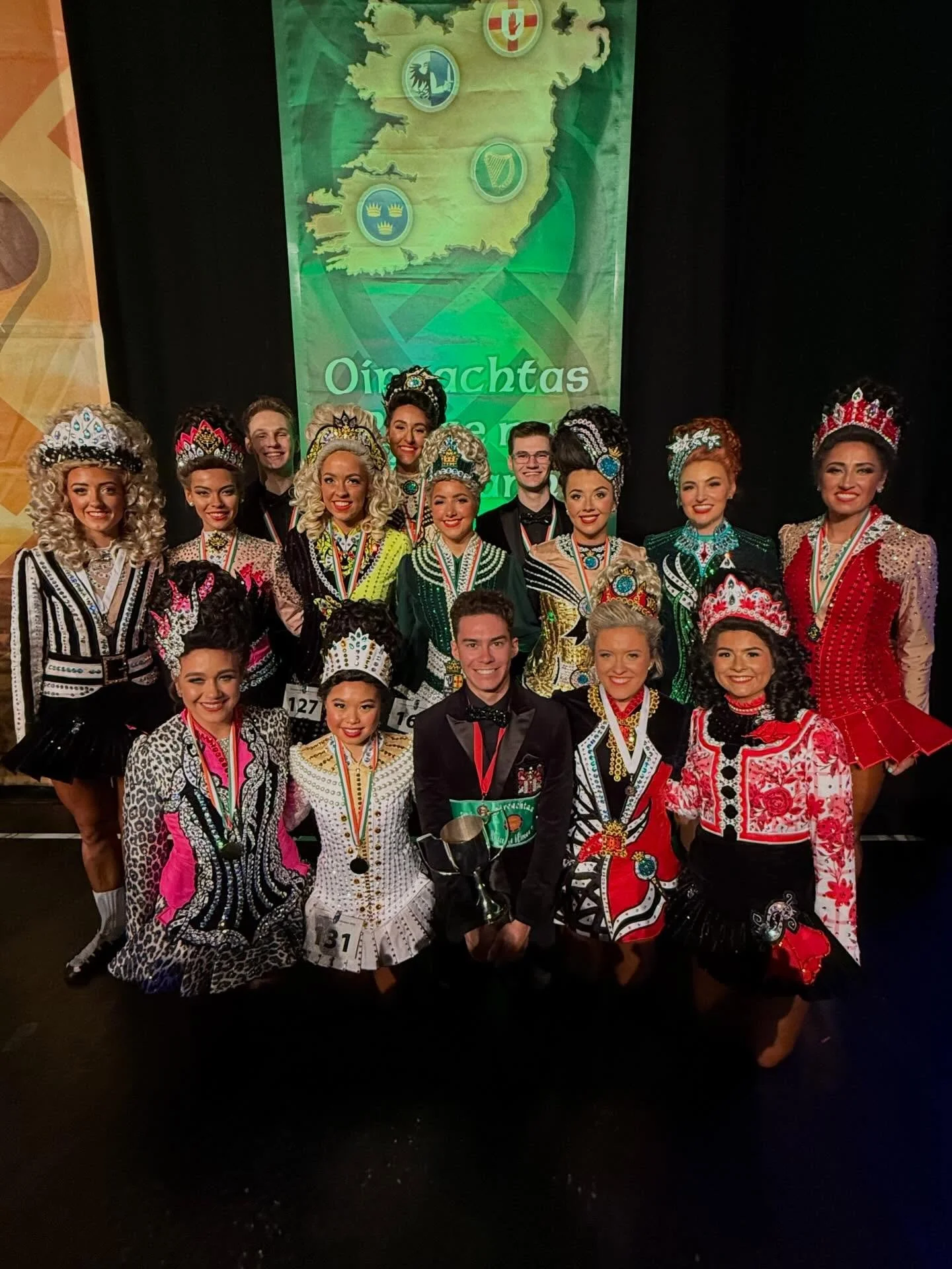 Top-tier Irish dancers at the All Ireland Championships 2026.