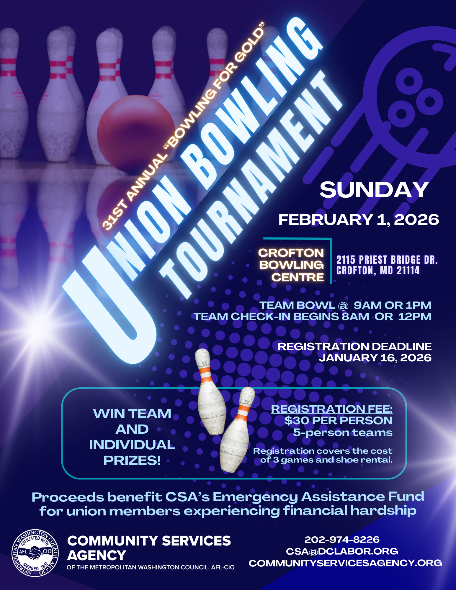 Bowling for Gold 2026 tournament