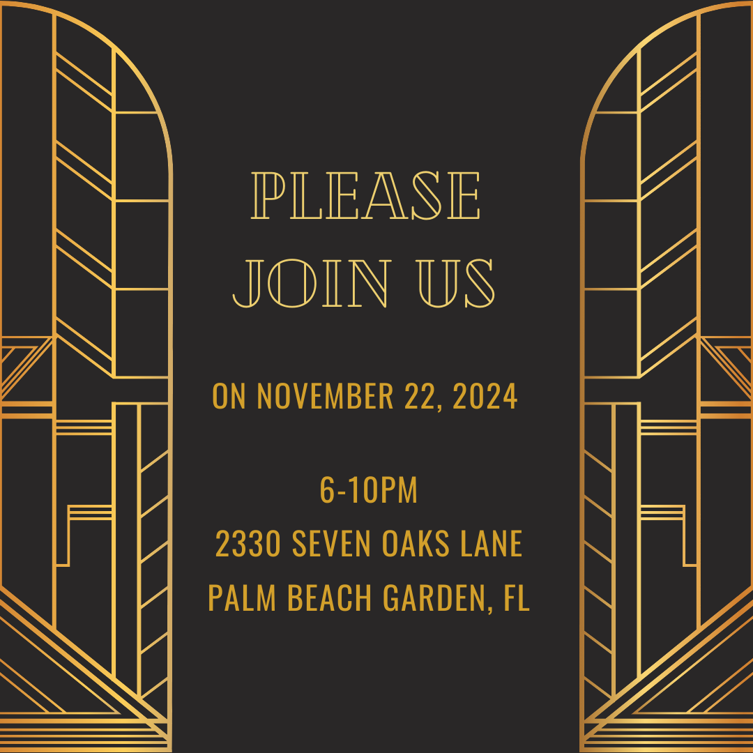 Art Deco Save the Date Wedding Instagram Post.png
