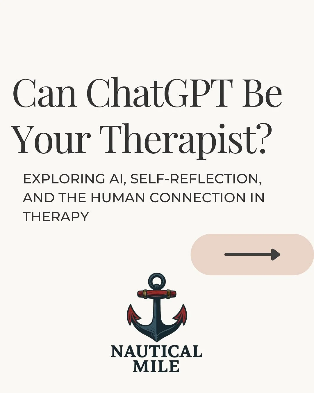 More and more people are turning to tools like ChatGPT to process emotions, journal, or prep for therapy.
And real talk? It&rsquo;s not all that weird, it&rsquo;s resourceful.

But let&rsquo;s name something:
We live in a world where mental health is
