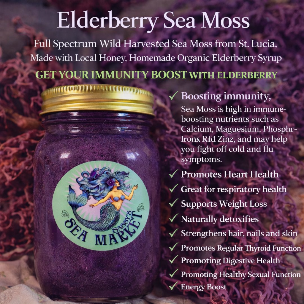 Elderberry Full Spectrum Sea Moss Gel