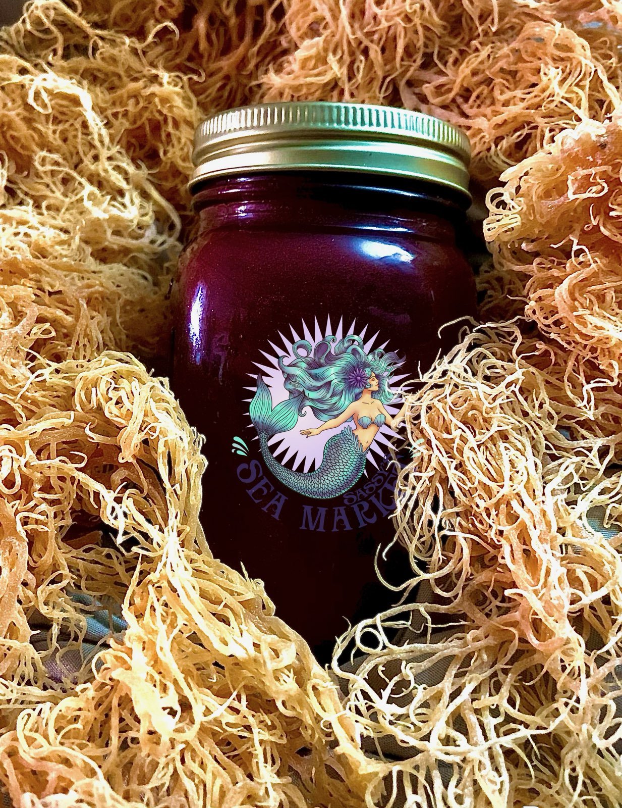 Elderberry Gold St. Lucian Sea Moss Gel