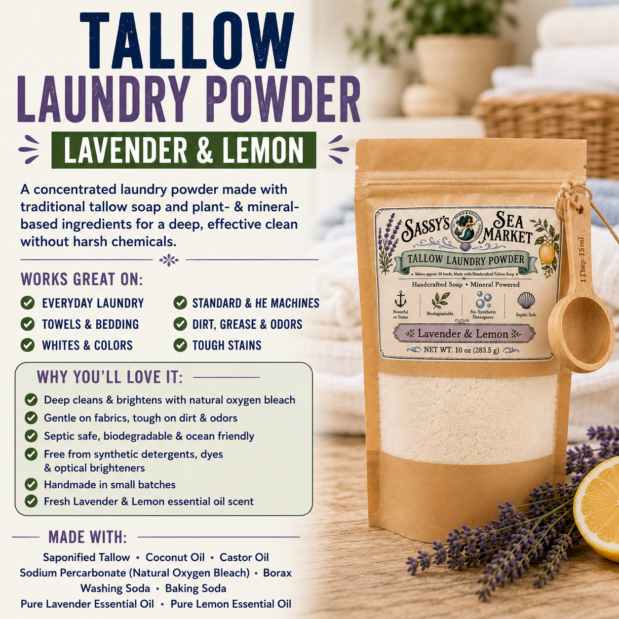 Laundry Powder Info